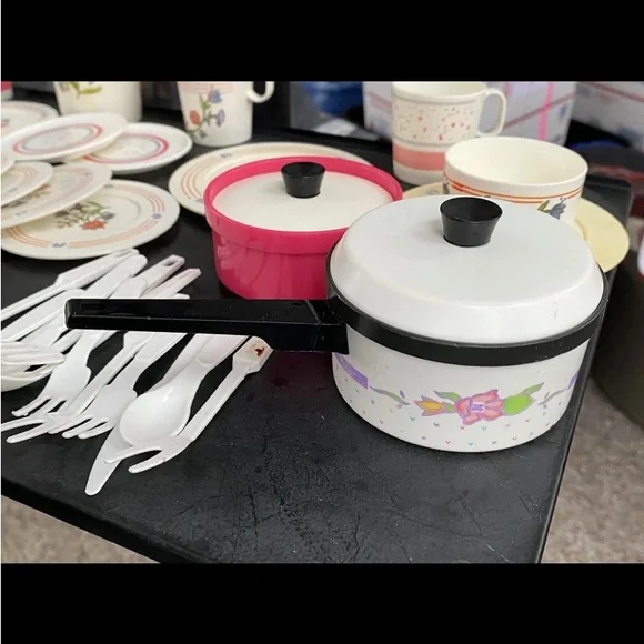 Kitchen Food Dishes Utensils for Play Food Assorted Vtg Chilton Battat Lot 38 - Picture 8 of 10